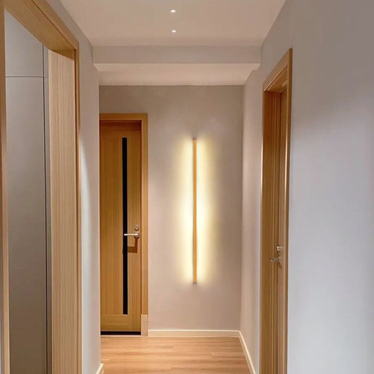 Listello | Solid Wood LED Wall Light Bar, Linear Up and Down Wall Sconce for Vanity Mirror and Hallway
