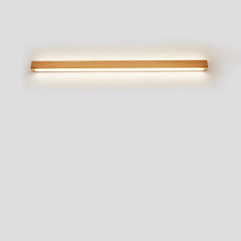 Listello | Solid Wood LED Wall Light Bar, Linear Up and Down Wall Sconce for Vanity Mirror and Hallway