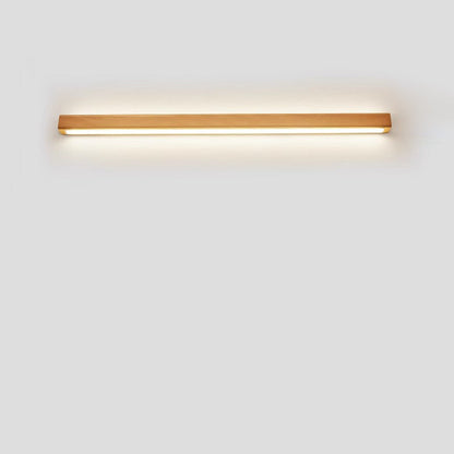 Listello | Solid Wood LED Wall Light Bar, Linear Up and Down Wall Sconce for Vanity Mirror and Hallway