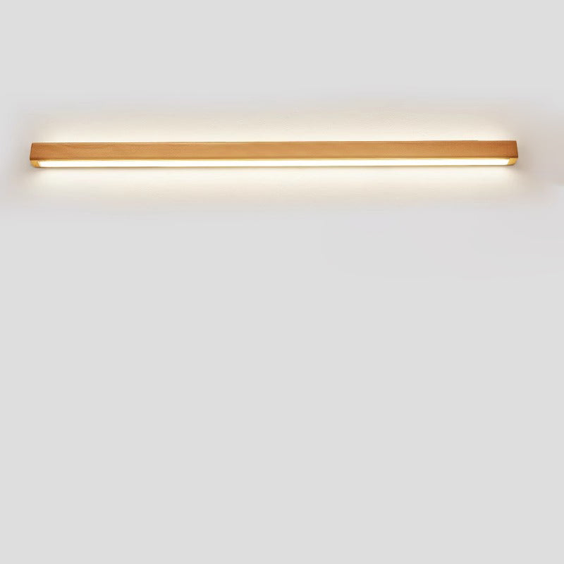 Listello | Solid Wood LED Wall Light Bar, Linear Up and Down Wall Sconce for Vanity Mirror and Hallway