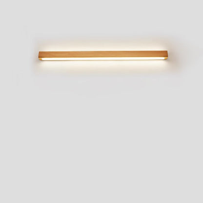 Listello | Solid Wood LED Wall Light Bar, Linear Up and Down Wall Sconce for Vanity Mirror and Hallway