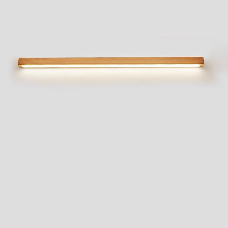 Listello | Solid Wood LED Wall Light Bar, Linear Up and Down Wall Sconce for Vanity Mirror and Hallway