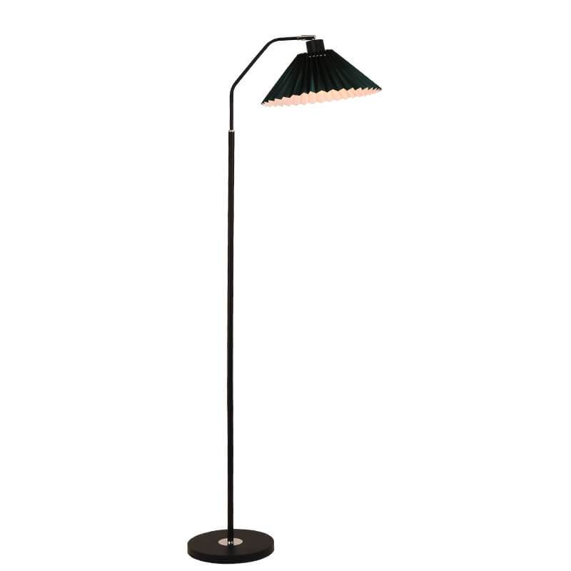 Plissa | Pleated Fabric Shade Floor Lamp, Modern Minimalist Standing Lamp for Living Room and Bedroom