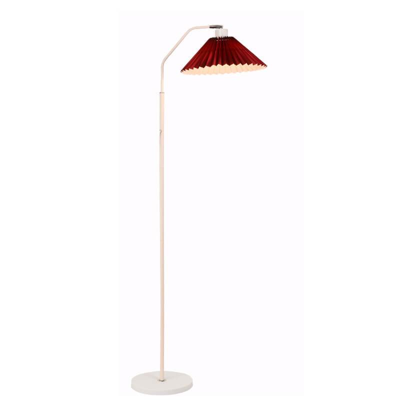 Plissa | Pleated Fabric Shade Floor Lamp, Modern Minimalist Standing Lamp for Living Room and Bedroom