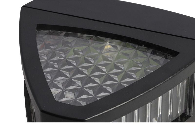 Alba | Solar Outdoor Wall Lantern, IP65 Dusk to Dawn LED Wall Light for Patio, Porch, Fence and Driveway
