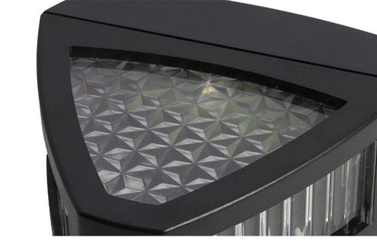 Alba | Solar Outdoor Wall Lantern, IP65 Dusk to Dawn LED Wall Light for Patio, Porch, Fence and Driveway