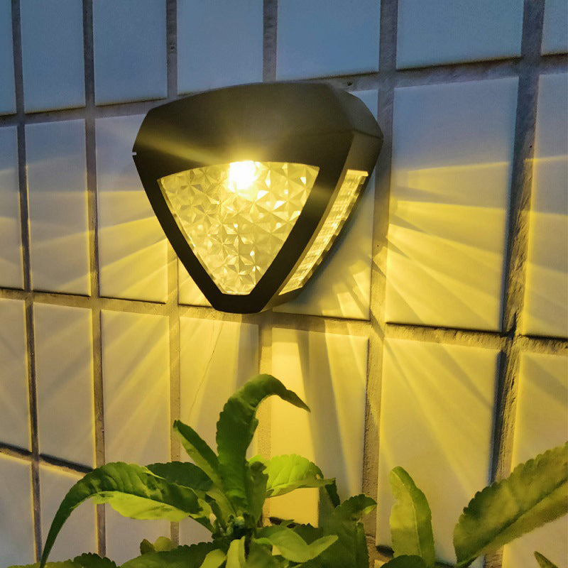 Alba | Solar Outdoor Wall Lantern, IP65 Dusk to Dawn LED Wall Light for Patio, Porch, Fence and Driveway