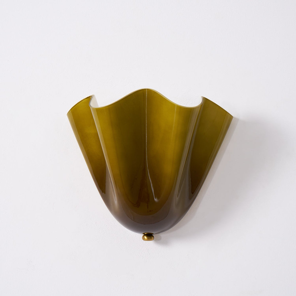 Scultura | Sculptural Wall Light, Modern Organic Art Wall Sconce in Beige, Green, Brown or Amber, Hardwired