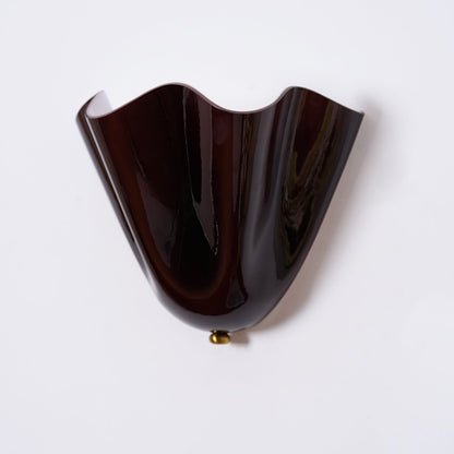 Scultura | Sculptural Wall Light, Modern Organic Art Wall Sconce in Beige, Green, Brown or Amber, Hardwired