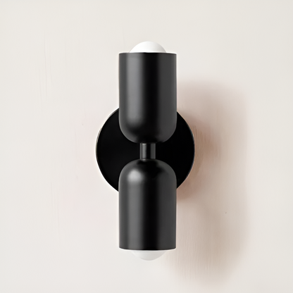 Duetto | Two Tone Up and Down Wall Lamp, Colorful Dual Glow Wall Sconce in Ten Color Combos, Hardwired