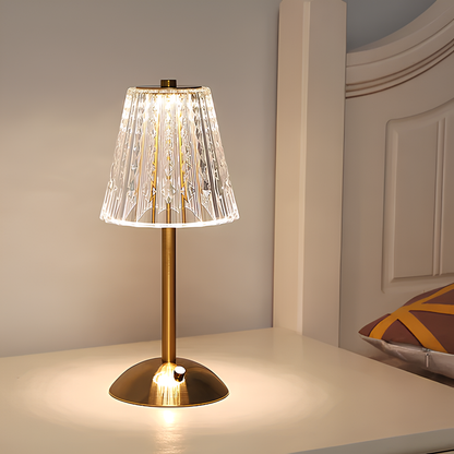Lumetto | Cordless Rechargeable Touch Table Lamp, USB C LED Lamp in Classic or Vintage Style for Bedside