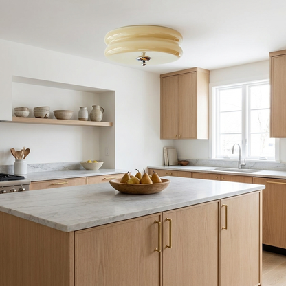 Delano ceiling light above a kitchen island