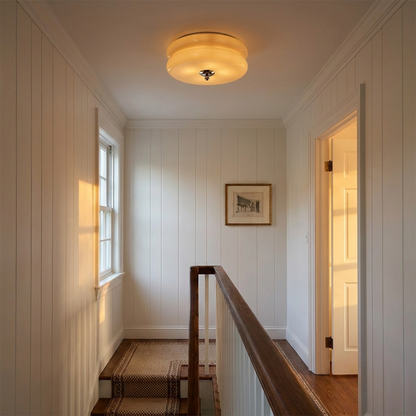 Delano ceiling light on a stair landing