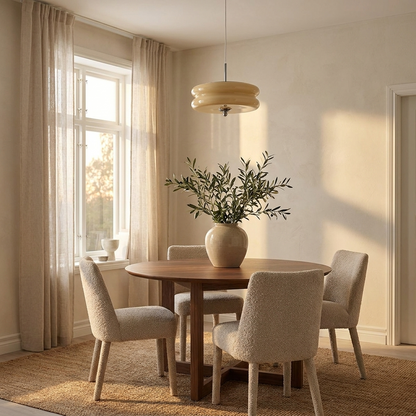Delano ceiling light above a dining table