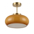 Marlowe semi flush mount on white background
