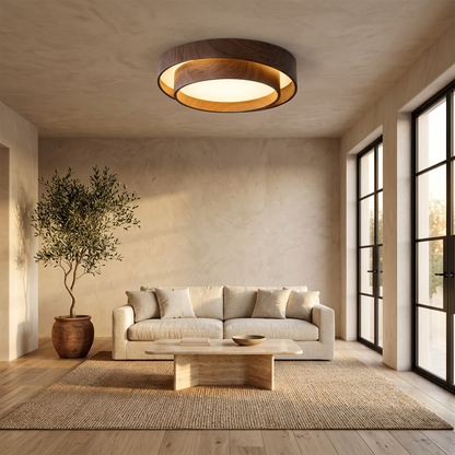 Sereno ceiling lamp in a living room