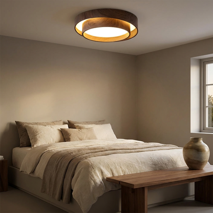 Sereno ceiling lamp in a bedroom