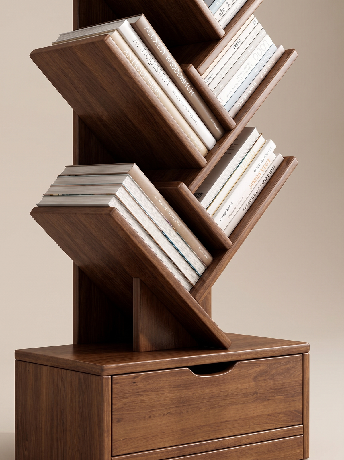 Contemporary Creative Rectangular Eco-Friendly Board 6/8/10/12 Tier Bookshelves For Home Office image with text 1