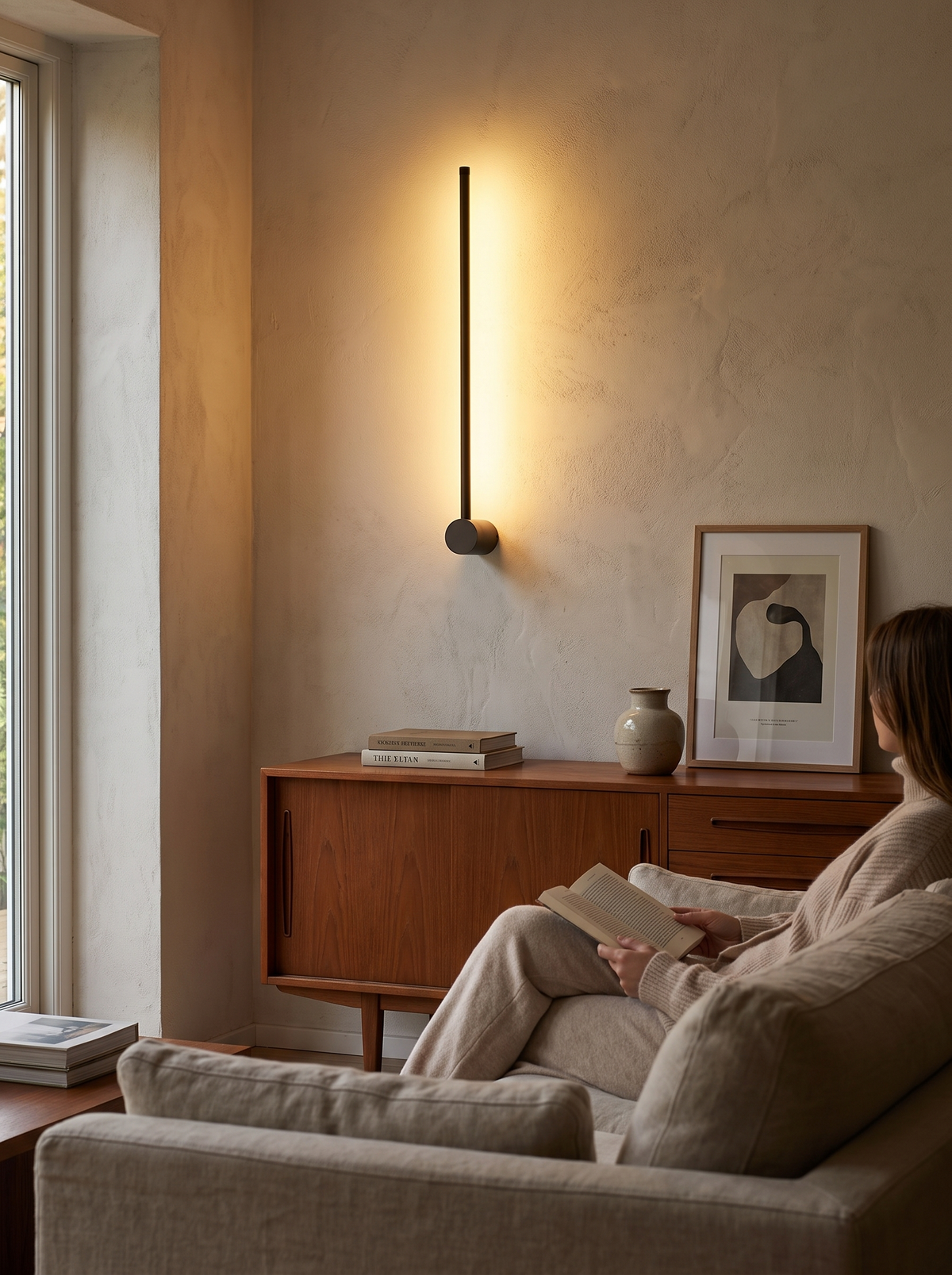 Minimalist Strip Aluminum LED Wall Sconce Lamp image 2