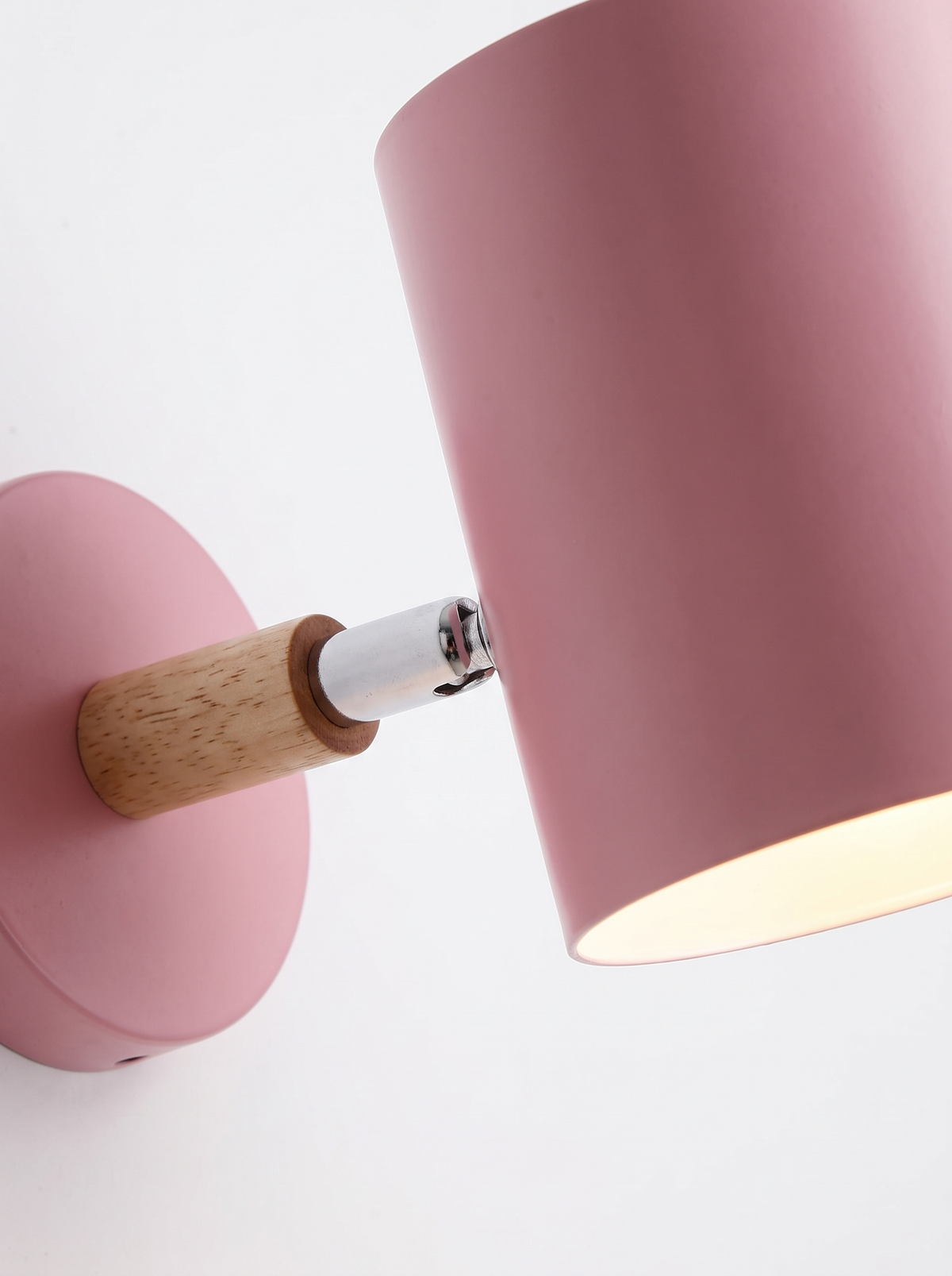 Nordic Macaron Cylinder Rotatable 1-Light Wall Sconce Lamps image 1