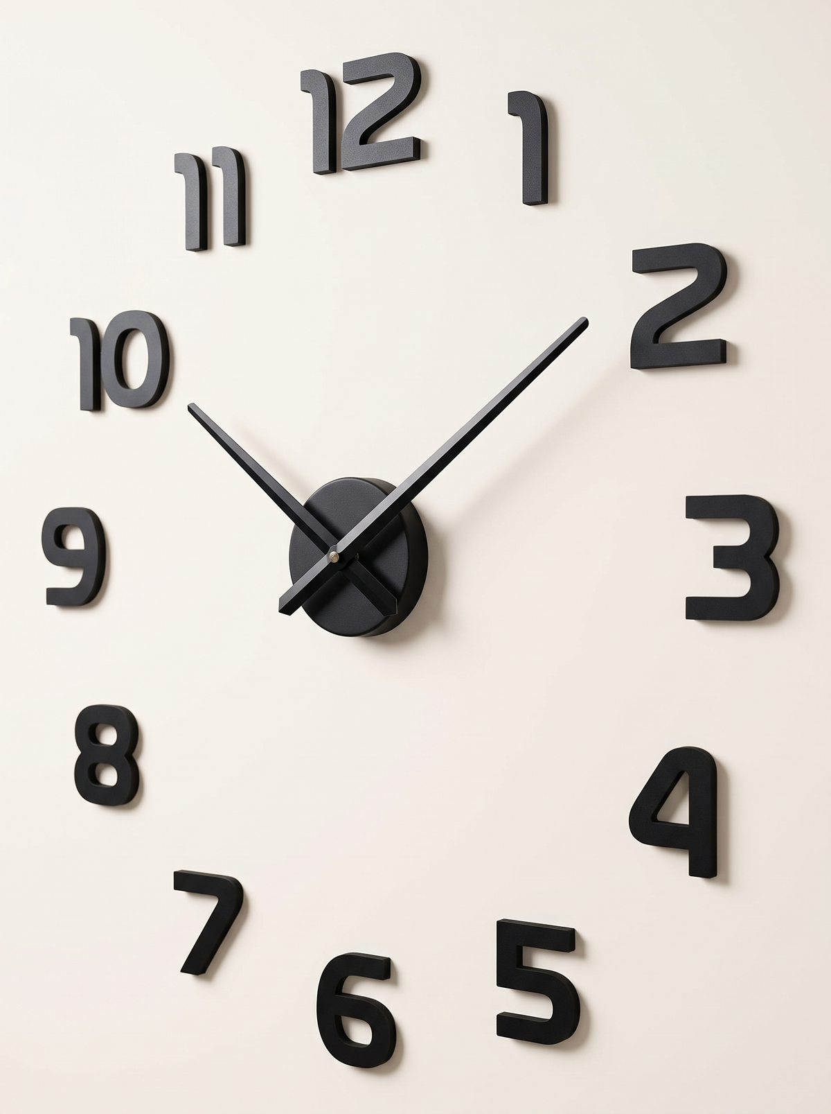 Decorative Round Wall Clock for Home Decor image 1