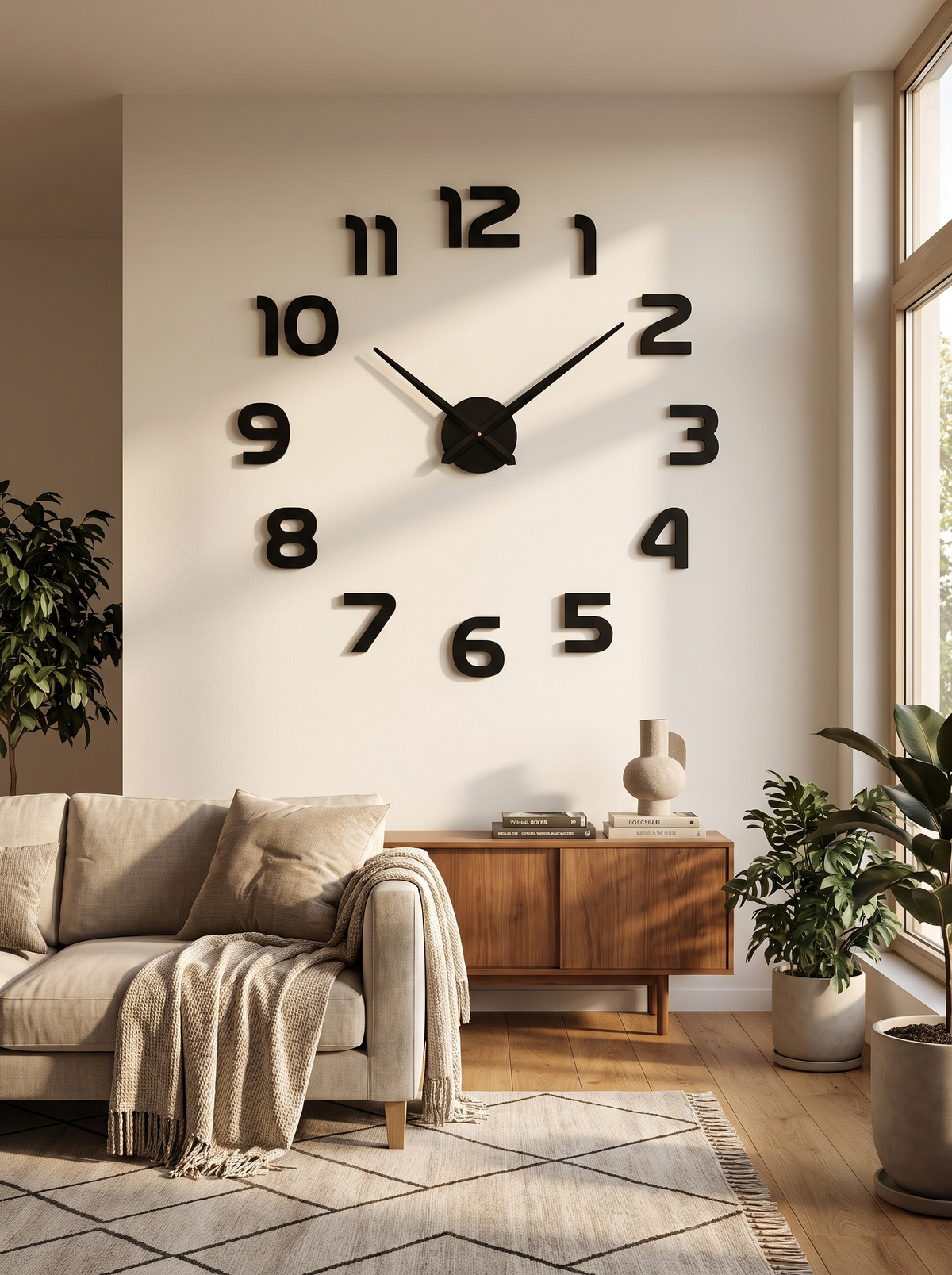 Decorative Round Wall Clock for Home Decor image 3