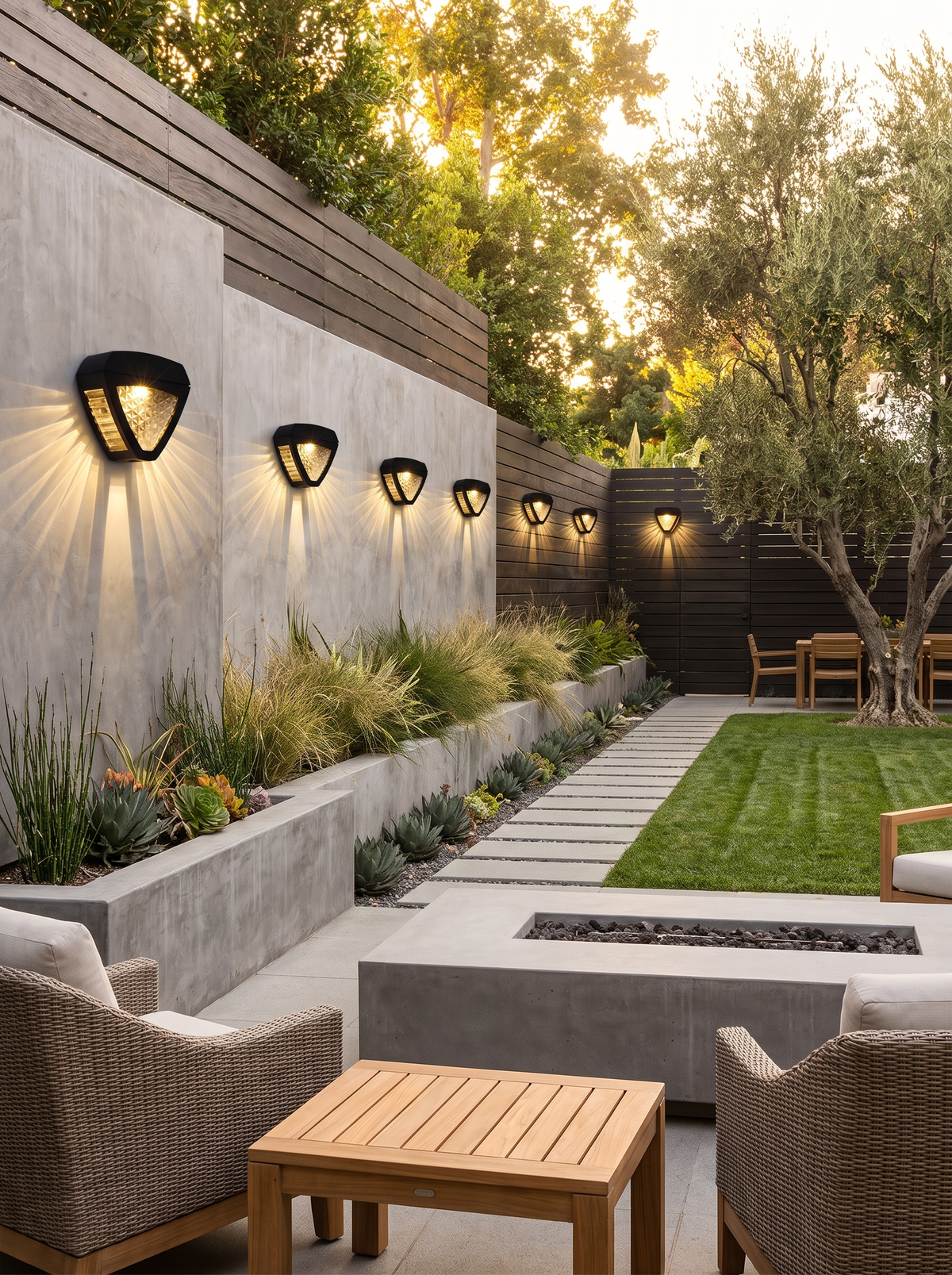 Elegant Solar Wall Lamp for Patio and Driveway image 3