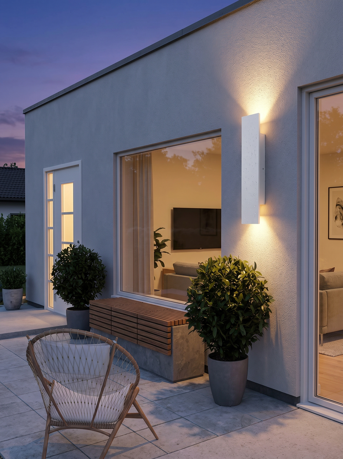Outdoor LED Wall Light Up and Down Glow image 2