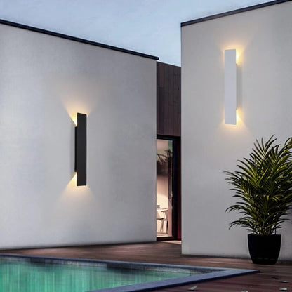 Linea | Cast Aluminum IP65 LED Up and Down Outdoor Wall Light, Modern Exterior Sconce in Four Lengths