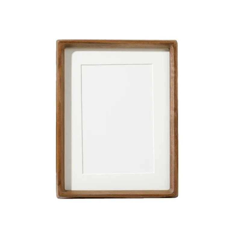 Ricordo | Natural Wood Picture Frame with Rounded Corners, Walnut or Sandalwood Photo Frame in Five Sizes